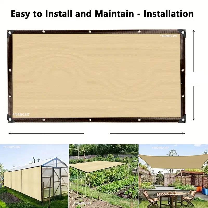ตาข่ายบังแดดสีเบจ 4x5 ม., ป้อง - Outdoor Furniture Hdpe บทวิจารณ์และราคา