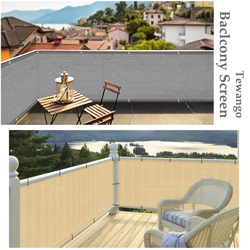 4 สีระเบียงหน้าจอความเป็นส่วนต - Outdoor Furniture Hdpe บทวิจารณ์และราคา
