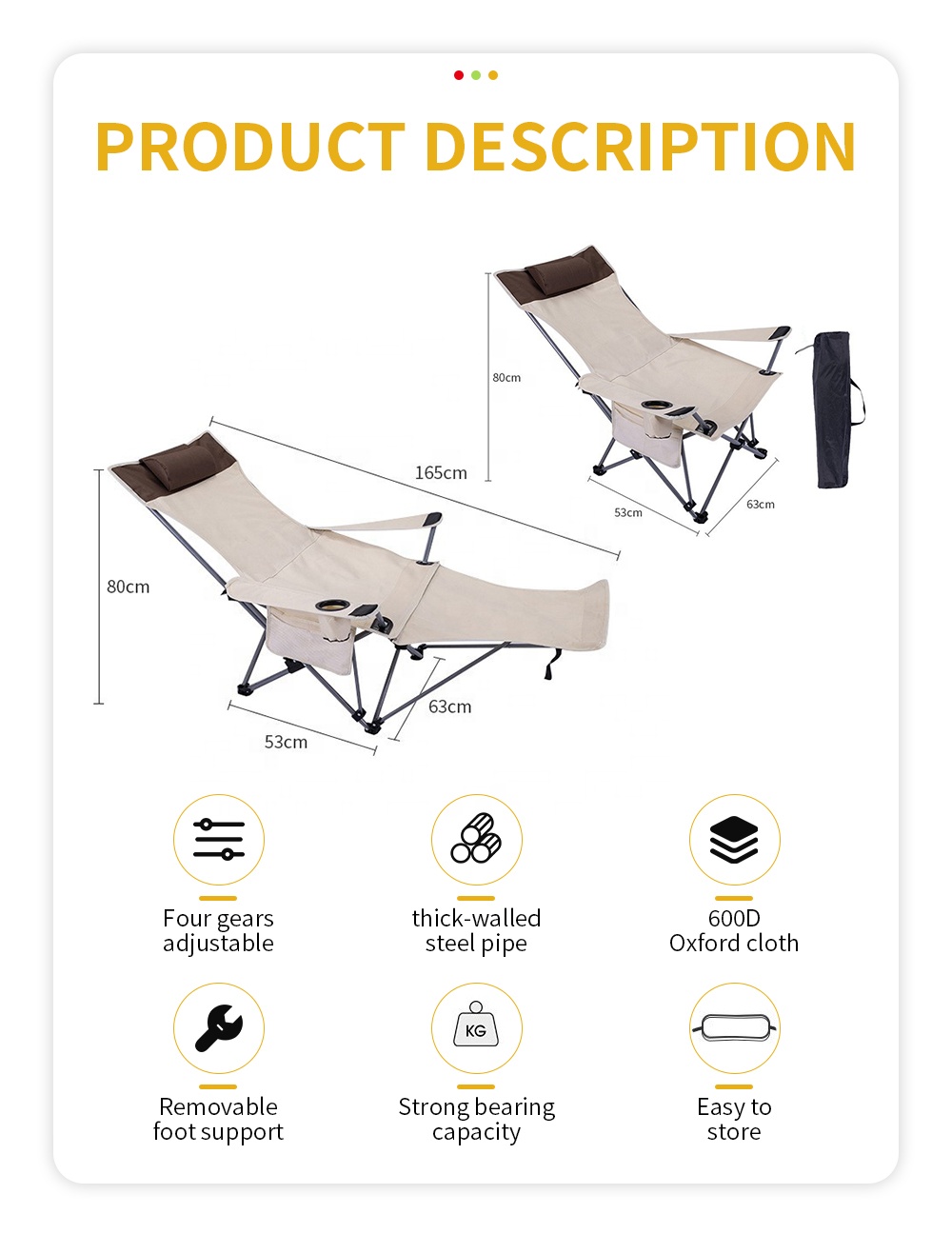 เก้าอี้พับพกพาปรับเอนได้ น้ำหน - Outdoor Furniture Recliner Set บทวิจารณ์และราคา