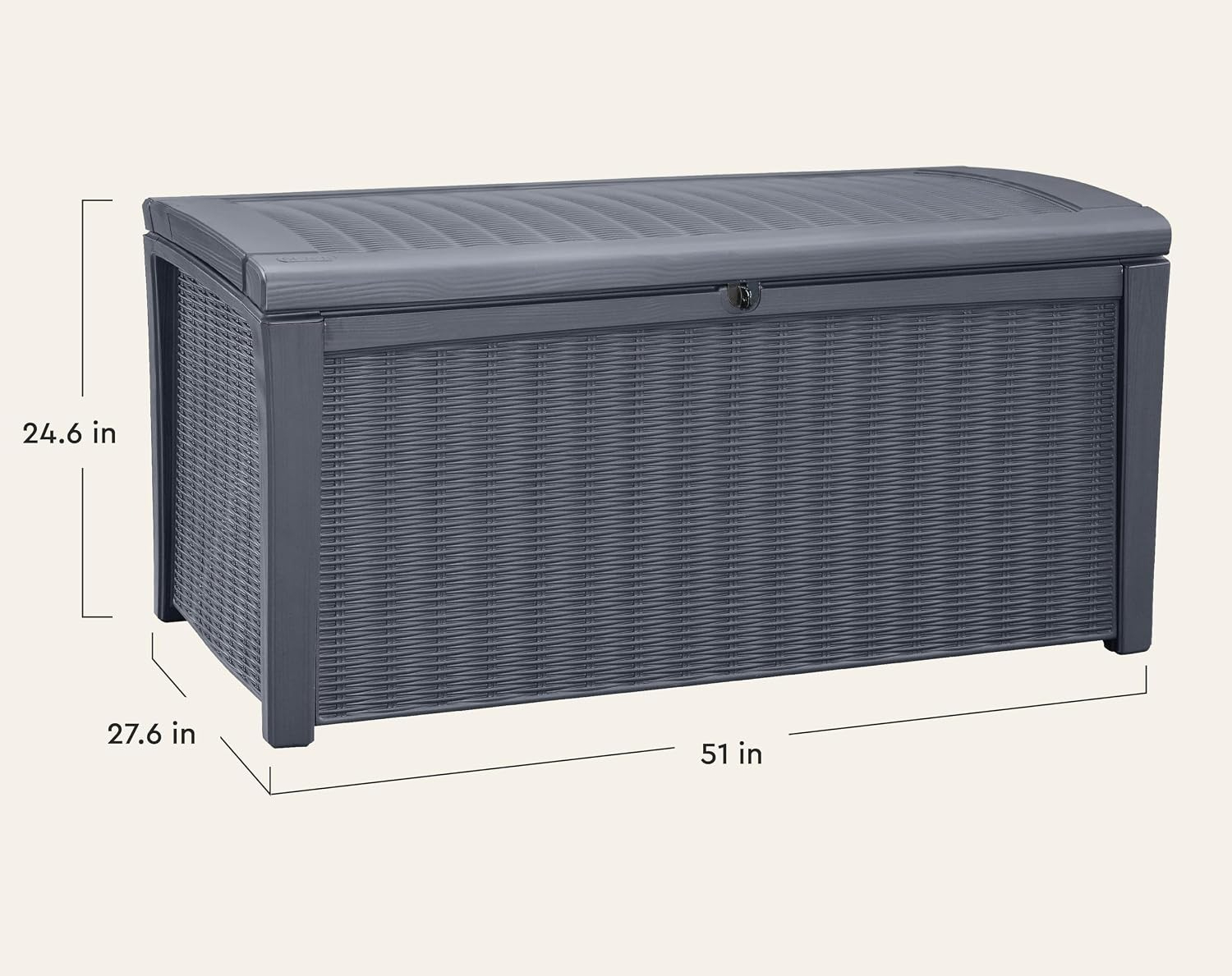 กล่องเก็บของกลางแจ้งขนาด 110 แ - Outdoor Furniture Rattan บทวิจารณ์และราคา