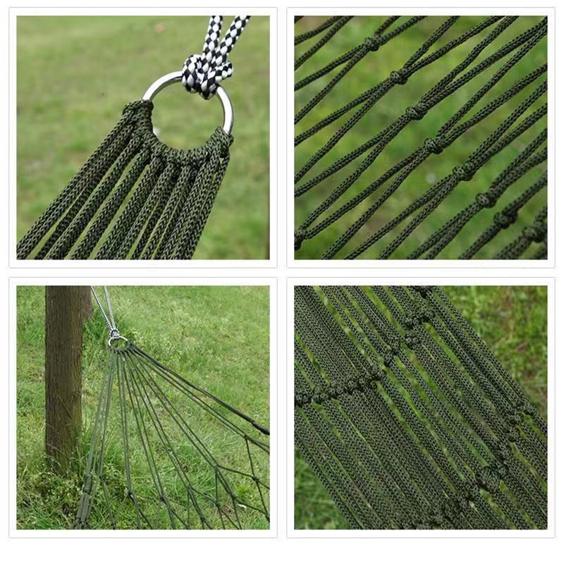 เปลญวนเชือกไนลอนหนาสำหรับสวนกล - Garden Swing Chair บทวิจารณ์และราคา