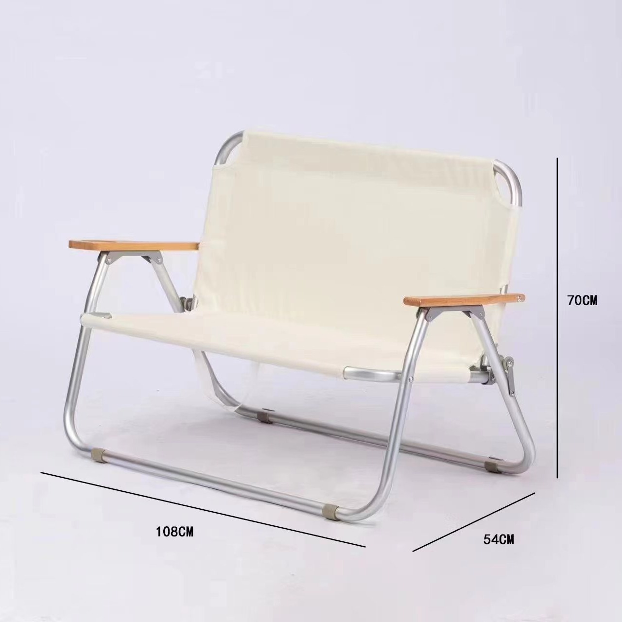 เก้าอี้ชายหาดพับได้สำหรับ 2 คน - Outdoor Furniture Recliner Set บทวิจารณ์และราคา
