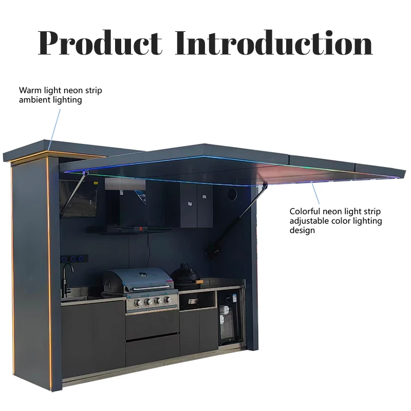 ครัวกลางแจ้งแบบเคลื่อนย้ายได้พ - Outdoor Furniture Kitchener บทวิจารณ์และราคา