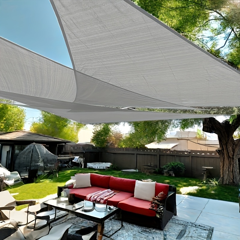 ผ้าใบกันแดดทรงสามเหลี่ยม ขนาด  - Outdoor Furniture Hdpe บทวิจารณ์และราคา