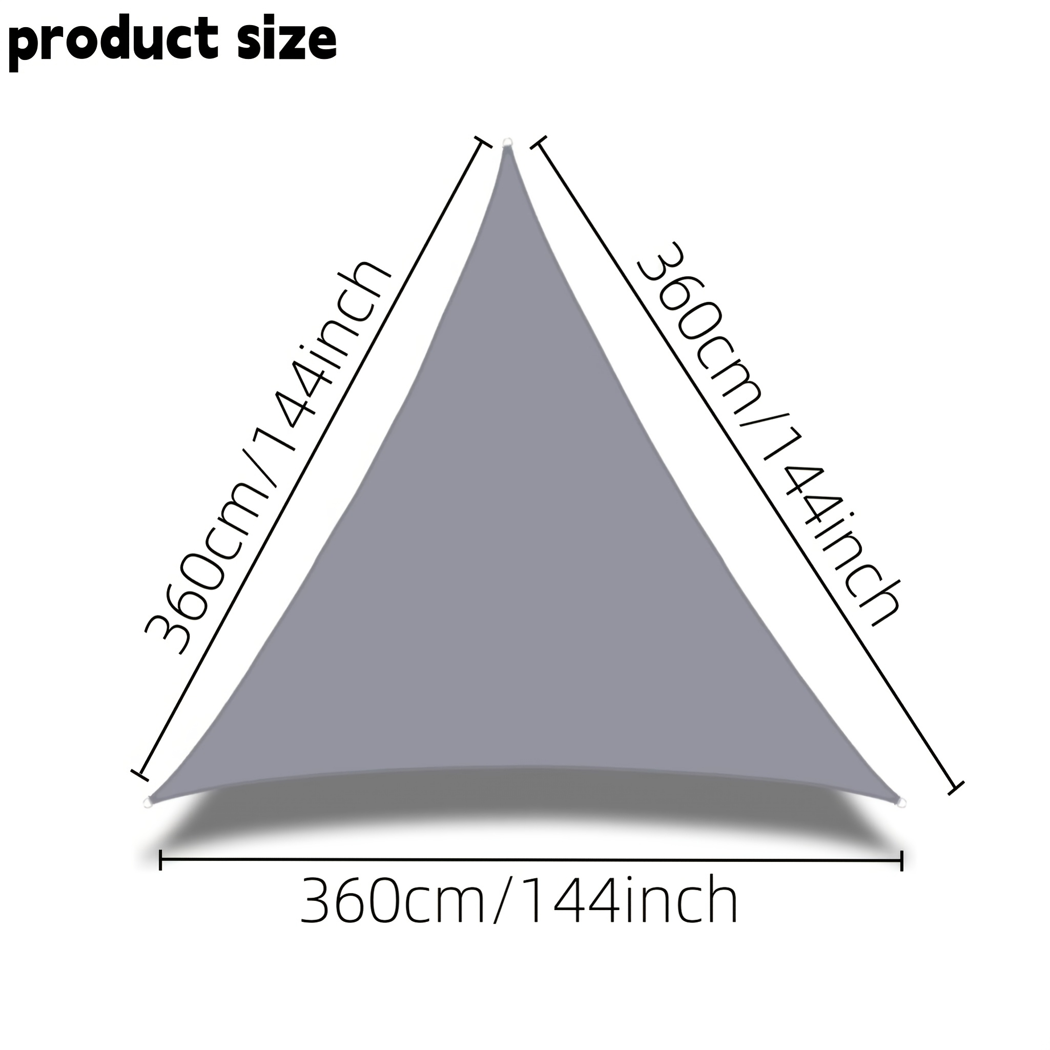 ผ้าใบกันแดดทรงสามเหลี่ยม ขนาด  - Outdoor Furniture Hdpe บทวิจารณ์และราคา