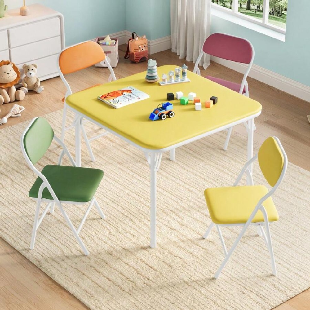 ชุดโต๊ะและเก้าอี้พับได้ทรงสี่เ - Outdoor Furniture Table And Chairs บทวิจารณ์และราคา