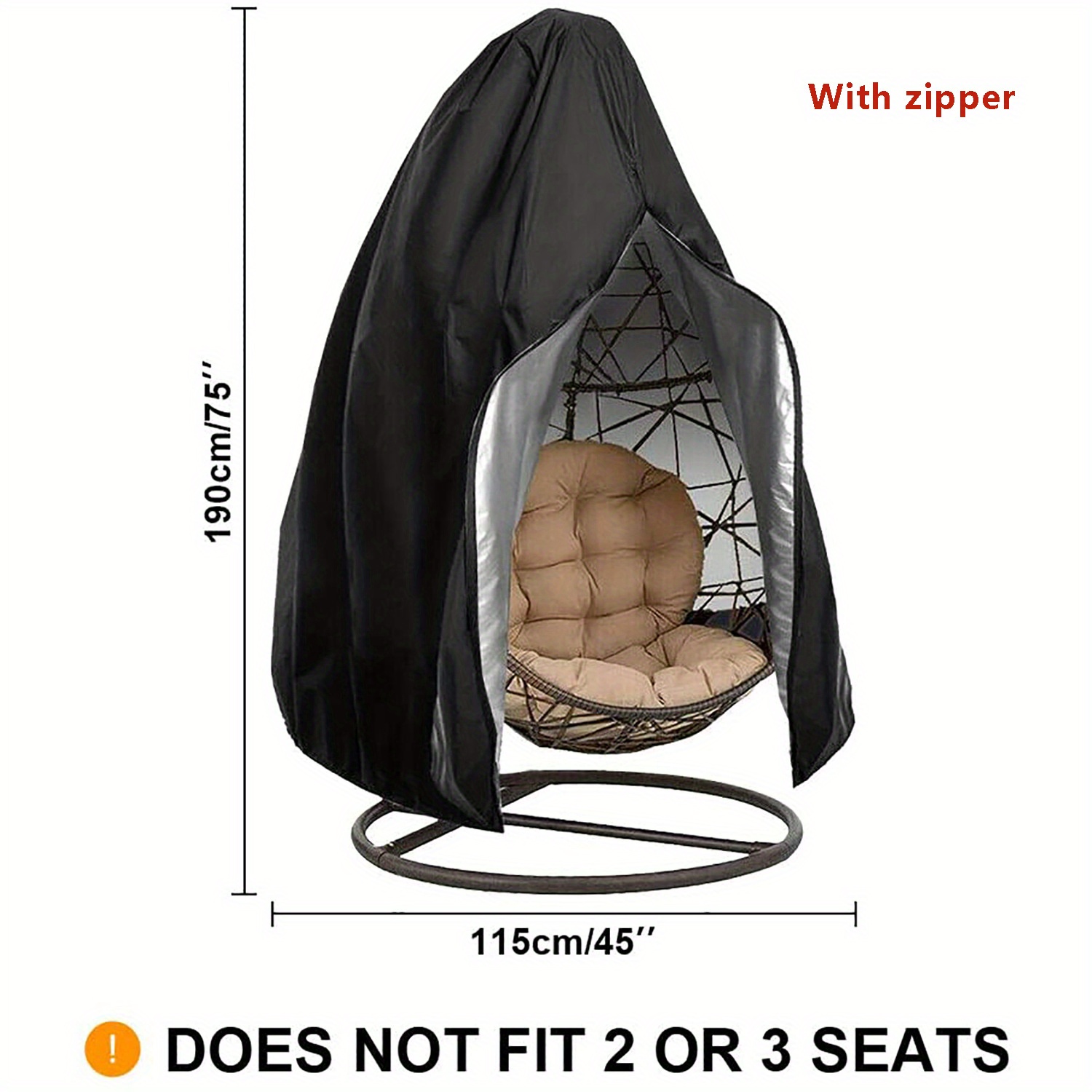 ผ้าคลุมเก้าอี้แขวนรูปไข่แบบกัน - Garden Swing Chair บทวิจารณ์และราคา