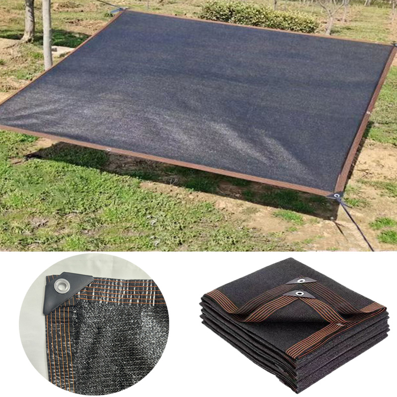12PIN สีดําบังแดดสุทธิแรเงา 70 - Outdoor Furniture Hdpe บทวิจารณ์และราคา